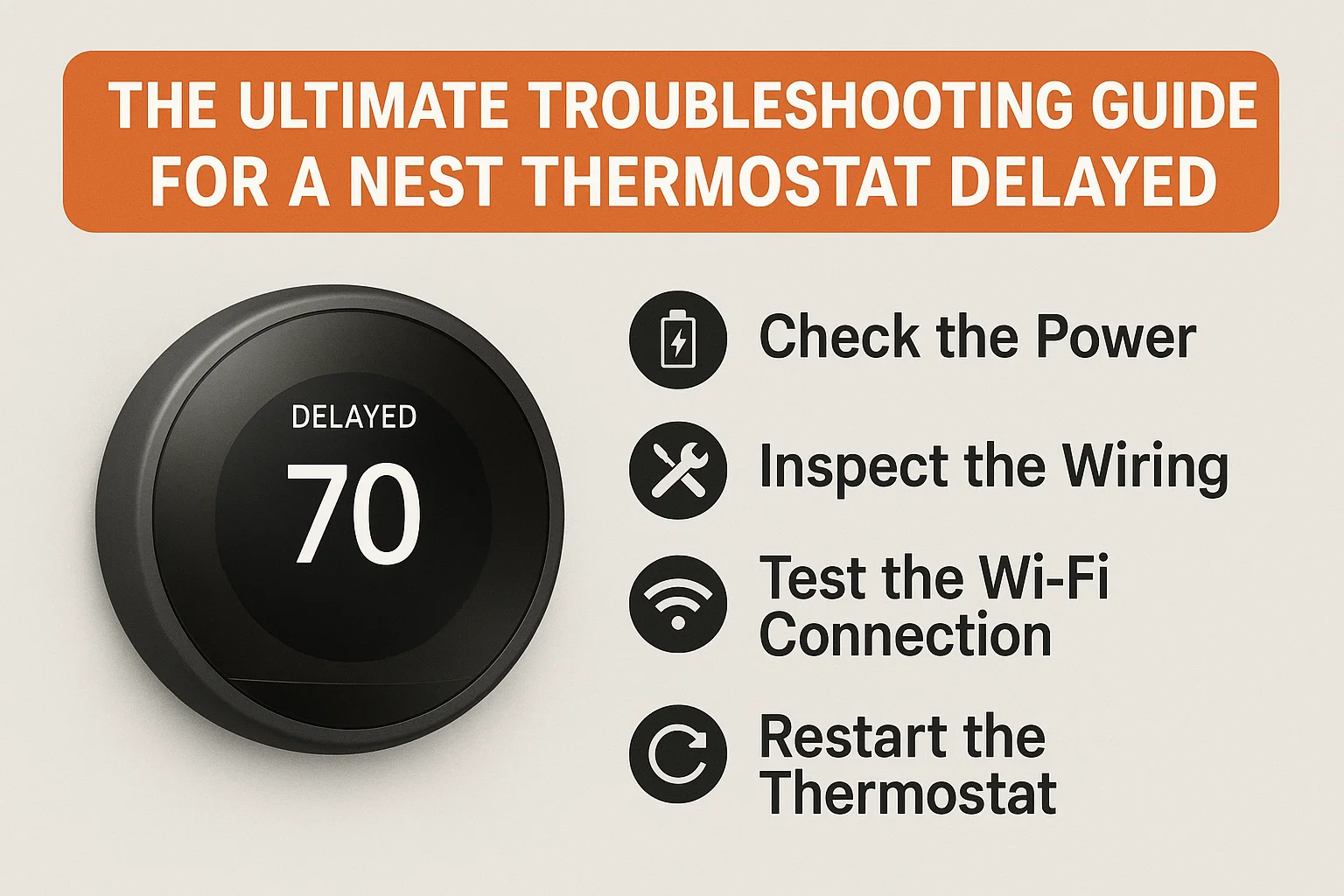 The Ultimate Troubleshooting Guide for a Nest Thermostat Delayed