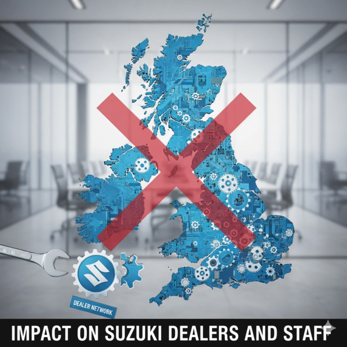 suzuki uk dealer network reduction