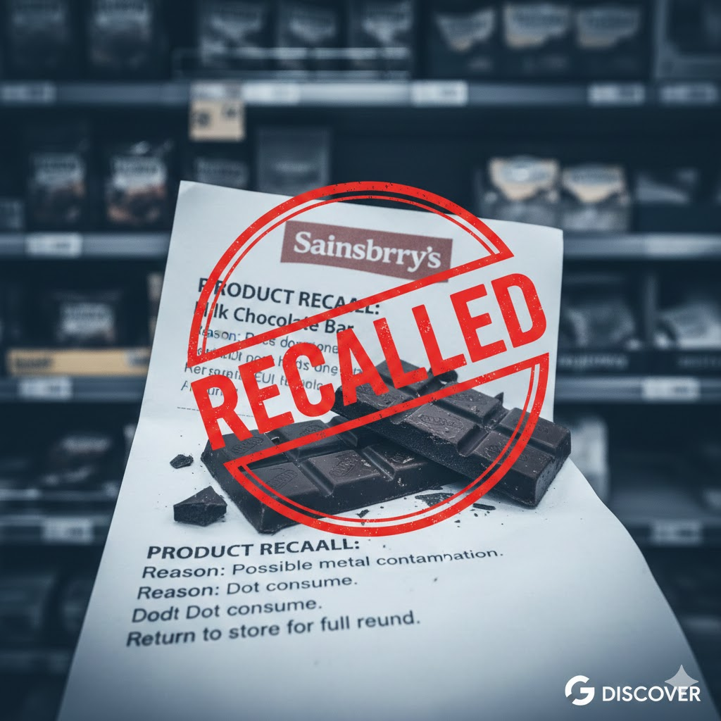 Sainsbury’s Recalls Chocolate Bar: What Shoppers Need to Know About the Urgent Safety Alert