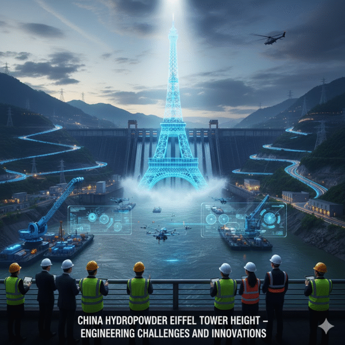 china hydropower eiffel tower height