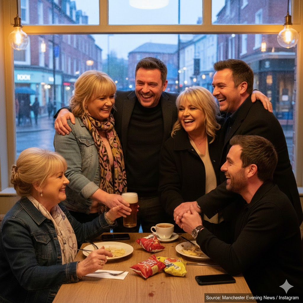 presenter jeff brazier coronation street star reunion