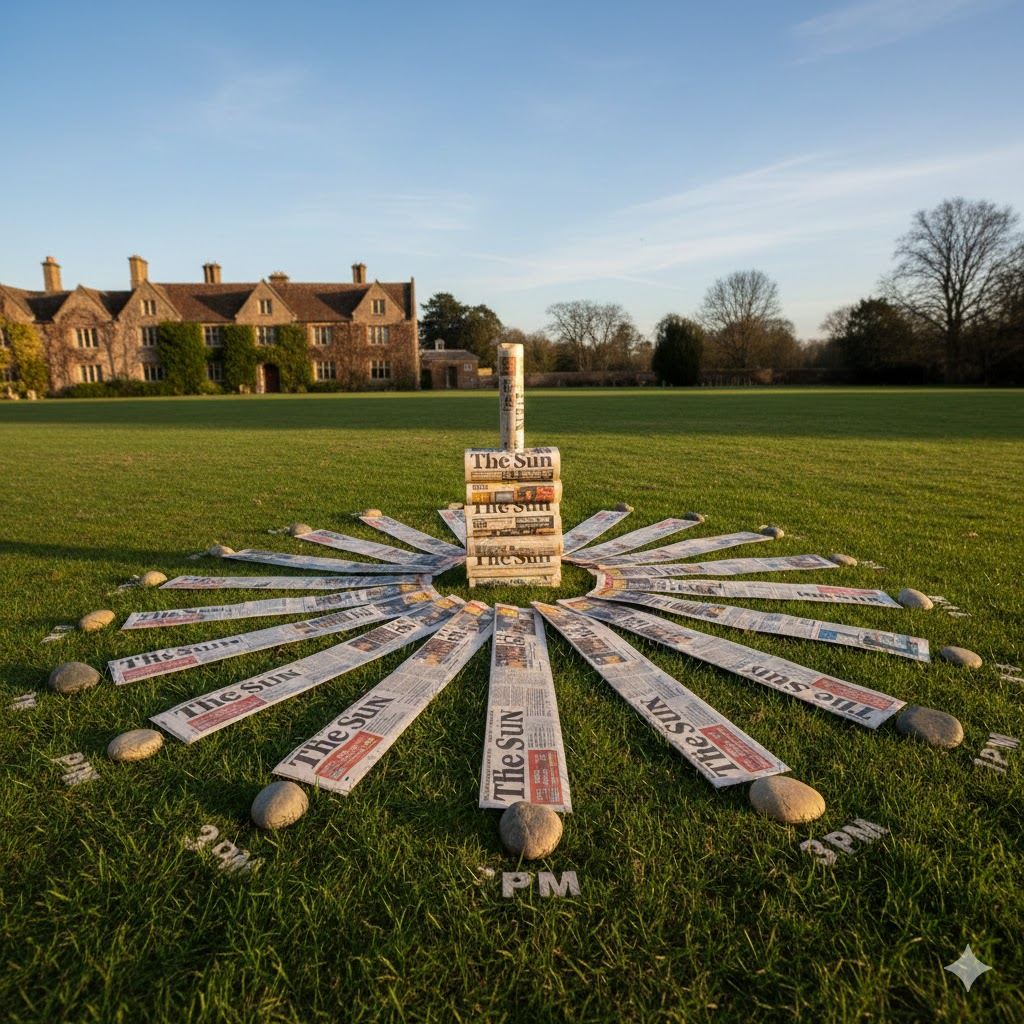 sun newspaper sundial
