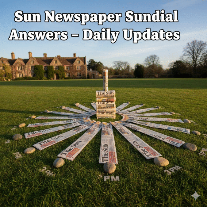 sun newspaper sundial