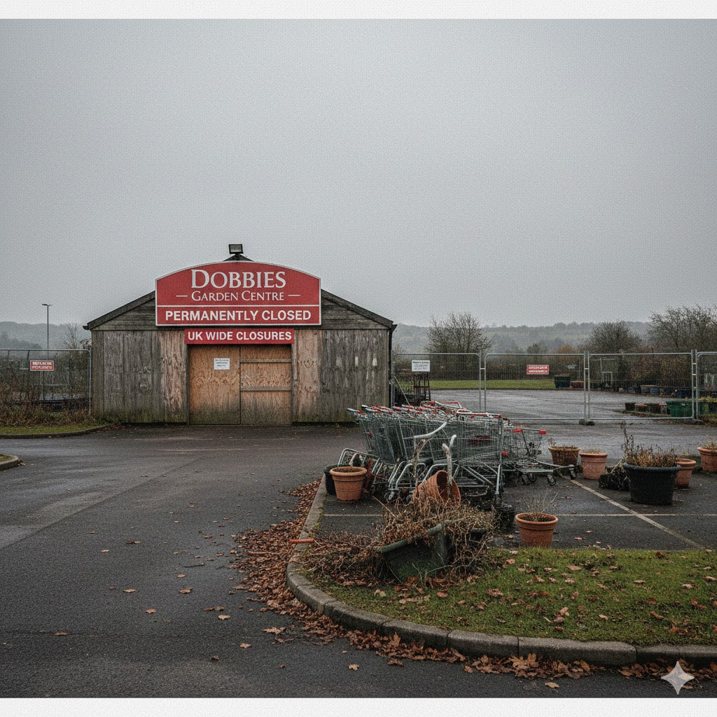 dobbies garden centre closures uk